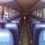 front view of blue passenger seating